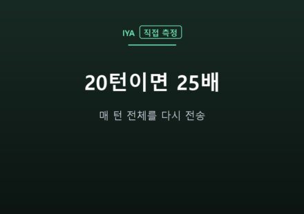 20턴이면 25배 — 매 턴 전체를 다시 전송